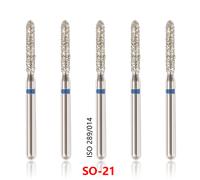 100pcs Dental Diamond Frese FG 1.6mm bur for High/Fast speed handpiece SANDENT