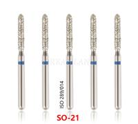 100pcs Dental Diamond Frese FG 1.6mm bur for High/Fast speed handpiece SANDENT