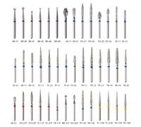 100PCS Dental Frese Diamantate Per Turbina Dentista fresas de diamante