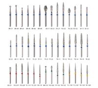 100PCS Dental Frese Diamantate Per Turbina Dentista fresas de diamante
