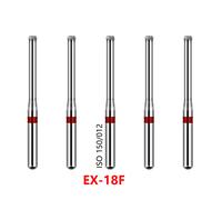 100pcs Dentale Diamond Burs bur For High Speed Handpiece Friction Grip FG1.6mm