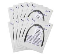 100pcs Dentale Ortodontico Super Elastico Niti Round Arch Wire Ovoid Form 10pack