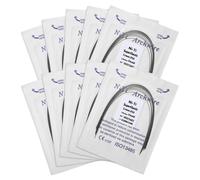 100pcs Dentale Ortodontico Super Elastico Niti Round Arch Wire Ovoid Form 10pack