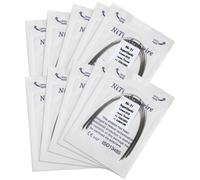 100pcs Dentale Ortodontico Super Elastico Niti Round Arch Wire Ovoid Form 10pack