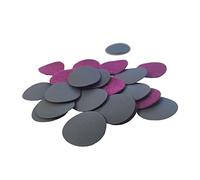 100pcs dischi abrasivi rotondi da 1 pollice da 25mm con acqua secca e umida, grana 2000, Carta vetrata, con gancio e anello che affollano per levigatura e lucidatura per accessori elettrica