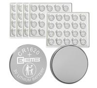 100PCS EEMB CR1620 Li-MnO2 Batteria al litio non ricaricabile Batteria a bottone a bottone 3V Qualità affidabile 70mAh Certificazione UL Batteria monouso NON CARICARE LA BATTERIA