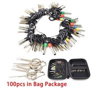 100pcs Estrattore Kit Cavo Perno Estrattore per Auto Stilo Attrezzo Set