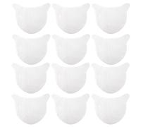 100pcs fai da te maschera con scollo a feritoie di carta Sparging con scollo