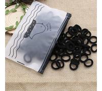 100PCS Fascette per capelli per bambini senza cuciture, fasce per capelli elastiche colorate caramelle, fasce per la testa morbide e stretch per ragazze Colore unicoPoliestere