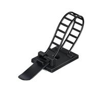 100PCS Fermacavi in Nylon per Gestione e Organizzazione Efficienti dei Cavi