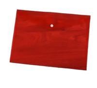 100pcs File Bag Plastic Buckle Color Advertisement Storage A4 Data(Color1)