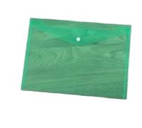 100pcs File Bag Plastic Buckle Color Advertisement Storage A4 Data(Color3)