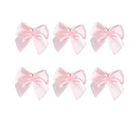 100pcs Fiocchi Di Nastro Rosa Per, Artigianato, Decorazioni Regalo, Matrimonio, Compleanno, Natale