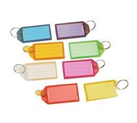 100PCS Flap Key Tags Luggage Backpack Car Marking Double-sided DIY Information ID Label Name Per Uffici