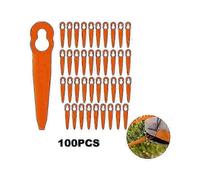 100Pcs for STIHL Polycut 2-2 ABS Cutting Blades Lawn Mower Replacement Parts