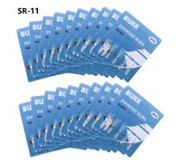100pcs frese diamantate dentali a turbina per manipolo ad alta velocità SR-11