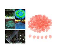 100PCS Glow in The Dark Giardino Pebbles Stones per Interni ed Esterni Casa