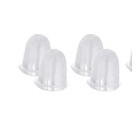 100Pcs Gomma Posteriore dellorecchino Plug Cappuccio Trasparente Morbido Silicone antiallergico Sicurezza Orecchini Stopper Tappi per Le Orecchie di qualità Premium Fashion Processing