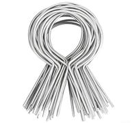 100PCS Heavy DuFor galvanizzato SFor Teel Fence Clip Per AFor TFor Taching Wire For To Per Per T PosFor U PosFor E Round PosFor (Circle)