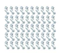 100pcs Heavy Duty Targa Vite di Fissaggio In Acciaio Inox Per Auto Fissaggio Sicuro Scanalato Viti a Testa Esagonale