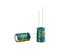 100PCS High frequency electrolytic capacitor 25V820UF 820UF25V 10 * 16MM ICXLPMC