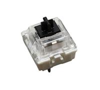 100pcs Interruttore di sostituzione per tastiera meccanica compatibile per MX l'interruttore a chiave Switch per CIY zoccoli SMD 3 pin sottili dedicato corpo albero nero blu marrone rosso (Black)