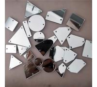 100pcs Irregolare Cucito Su Mosaico Decorazione Acrilico Specchio Diamanti Fai