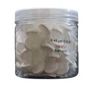 100Pcs Laboratorio Microfiltrazione Acqua Membrana Microporosa 0.45/0.22um Microfiltrazione Organica Diametro 50mm Laboratorio Acqua