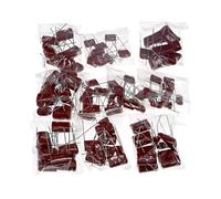100pcs/lot 10values x 10pcs 1000V 0.001uf~0.12uf CBB metal film capacitors Assortment Kit MQXFCZUX