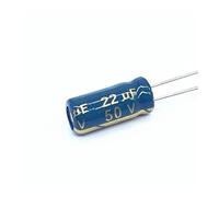 100pcs/lot 50V 22UF aluminum electrolytic capacitor size 5 * 11 22UF 20%