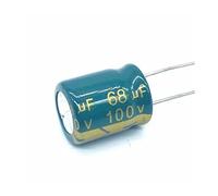100pcs/lot 68UF 100v 68UF aluminum electrolytic capacitor size 10X13 20% Capacitance Meters