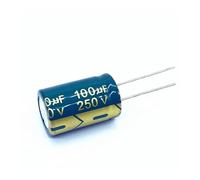 100pcs/lot high frequency low impedance 250v 100UF 250v 100UF aluminum electrolytic capacitor size 16 * 25 20%