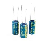 100pcs/lot T36 Low ESR/Impedance high frequency 35v 1000UF aluminum electrolytic capacitor size 10 * 17 1000UF35V 35V1000uf 20% NWPNLXEA
