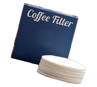 100Pcs Macchina Espresso Ciotola In Polvere Filtro Carta Caffettiera Maniglia Carte di Ricambio Strumento Professionale Rotondo Caffè Filtro Carta