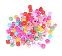 100Pcs Mini Clip di Capelli per Le Donne Ragazze Carino Colori della Caramella Forcelle di Plastica Trecce Maker Perline dei Capelli Copricapi Accessori Fashion Design