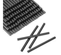 100pcs Mini Colla a Stick 0.3"x3.9" per Pistola Colla Calda, Nero