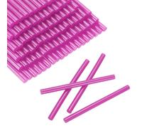 100pcs Mini Colla Stick 0.3"x3.9" per Pistola Colla a Caldo, Rosa