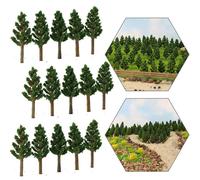 100Pcs Modello Albero 38MM Pino N Scala Treno Ferrovia Orizzontale Del