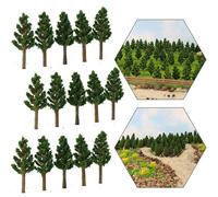 100Pcs Modello Albero 38MM Pino N Scala Treno Ferrovia Orizzontale Layout