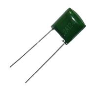 100pcs Mylar Film Capacitor 100V 2A124J 0.12uF 120nF 2A124 5% Polyester Film capacitor NWPNLXEA