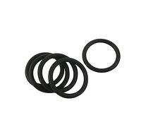 100pcs NBR O-ring Guarnizioni Guarnizione spessore 1mm olio Resistenza guarnizione di gomma nera Anelli di tenuta Grommet, 46x44x1mm