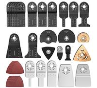 100Pcs Oscillante Lame Kit Legno/Metallo Quick Release Mix Multi Funzione Multitool per Makita DTM51Z Bosch Fein makita Multi Tool Accessori