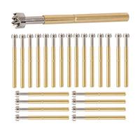 100pcs P156-H Sonda di Prova a Molla Rotonda Pogo Pin 9 Artigli Testa Conica Thimble PCB Test Pin di Primavera Sonda a