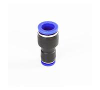 100pcs/Pack PG Pneumatic Fittings 2-Way Straight Connector Diameter Reduce for 8mm-6mm 6mm-4mm for Pneumatic Tube Air Hose (Color : Blue, Size : PG6-4) Plumbing Fittings