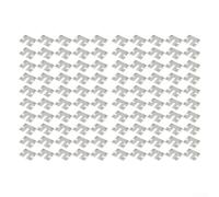 100pcs pannello solare clip di montaggio in acciaio inossidabile progettato per la messa a terra PV e l'installazione su binari in alluminio e acciaio