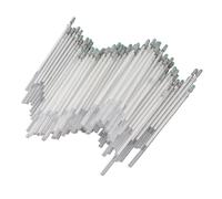 100Pcs Penne in tessuto cancellabili a caldo Penne termiche Penna a scomparsa ad alta temperatura bianca per pelle, tessuto, trapuntatura, sarta