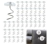 100PCS Perni A Torsione Divano,Perni A Torsione,Chiodi A Spirale Divano,Perni A Torsione Trasparenti Spilla Tappezzeria Chiodino,Twist Pins,per Tappezzeria Per Decorazione Riparazione Divano Chair