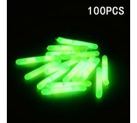 100pcs Pesca Luce Fluorescente Luminosi Galleggiante Brillano