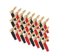 100PCS Plastica Morbida Ad Angolo Retto Spina A Banana Audio Altoparlante Vite Banana Placcato Oro Curvare 90 Gradi Connettore A Banana 6mm Foro Filo