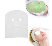 100Pcs Pre-Cut Gauze Facial Mask, Gauze Facial Masks for High Frequency, 100% Cotton Gauze Pre-Cut for Facial Spa, Natural Spa Skin Care Treatment Fiber Face Masks
